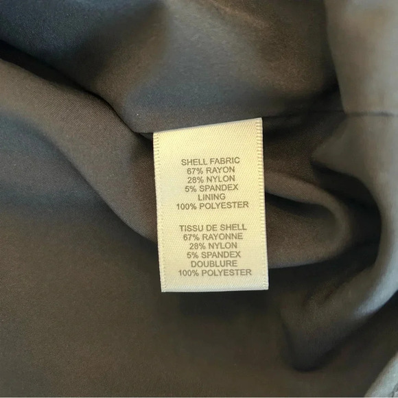 Rebecca Taylor Black Sleeveless V-Neck Dress Size 0 Concealed Zipper at Back - Picture 6 of 8